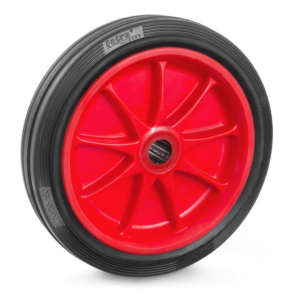 Wiel van massief rubber BASIC, rollager