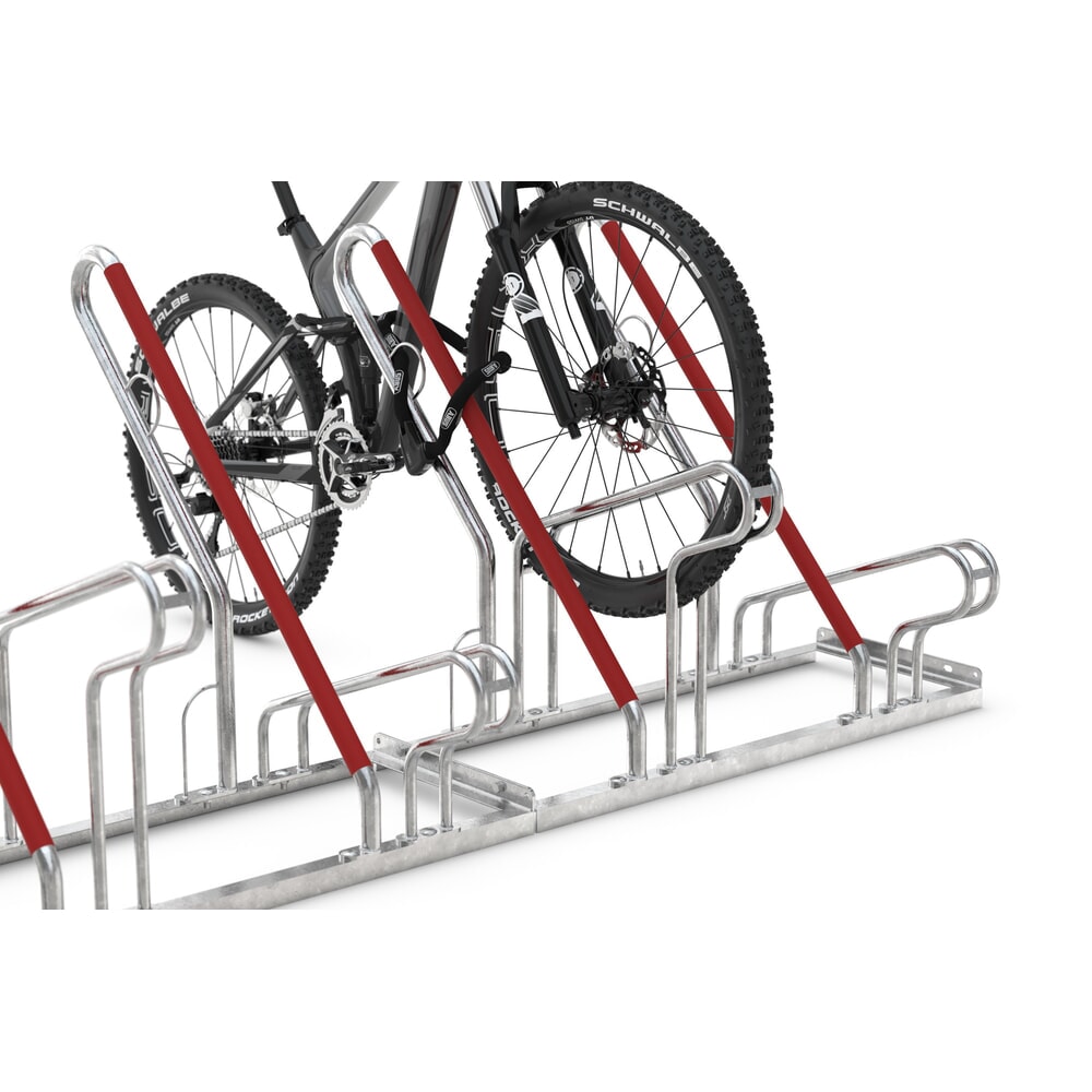 Productafbeelding nr. 4: Fietsenrek met parkeerbeugel, 1-zijdige wielinzet, 2 parkeerplaatsen, wielafstand 500 mm