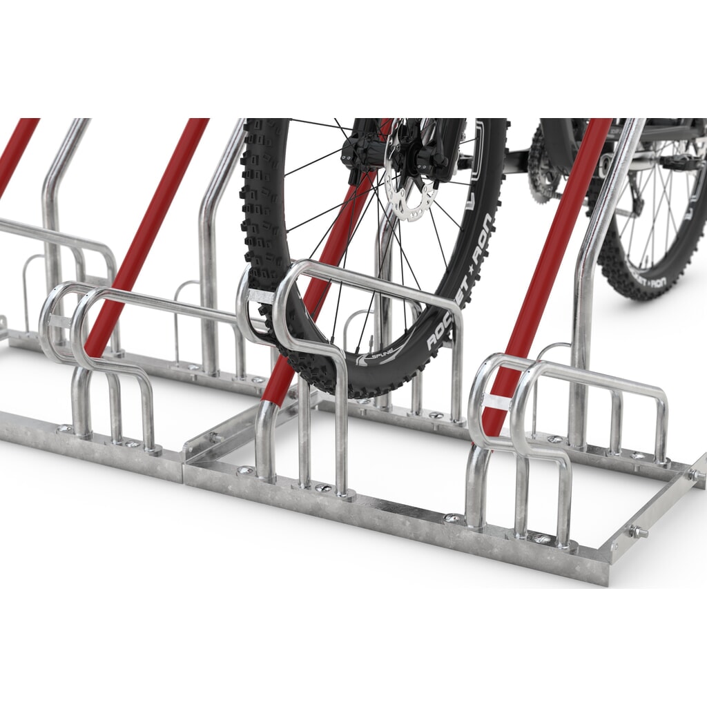 Fietsenrek met parkeerbeugel, 1-zijdige wielinzet, 2 parkeerplaatsen, wielafstand 350 mm Productafbeelding nr. 2: Fietsenrek met parkeerbeugel, 1-zijdige wielinzet, 2 parkeerplaatsen, wielafstand 350 mm
