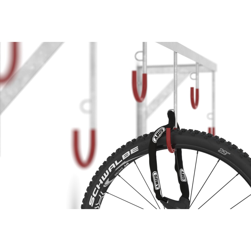 Fietsophangrek, 3 plaatsen, plafondmontage Productafbeelding nr. 5: Fietsophangrek, 3 plaatsen, plafondmontage