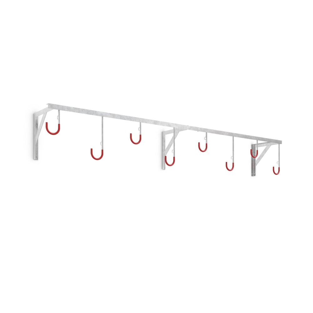 Product afbeelding: Fietsophangrek, 8 plaatsen, plafondmontage