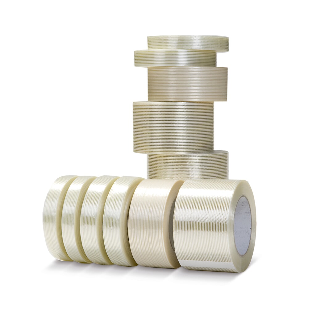 Product afbeelding: Filamenttape, in lengte verstevigd, bandbreedte 50 mm