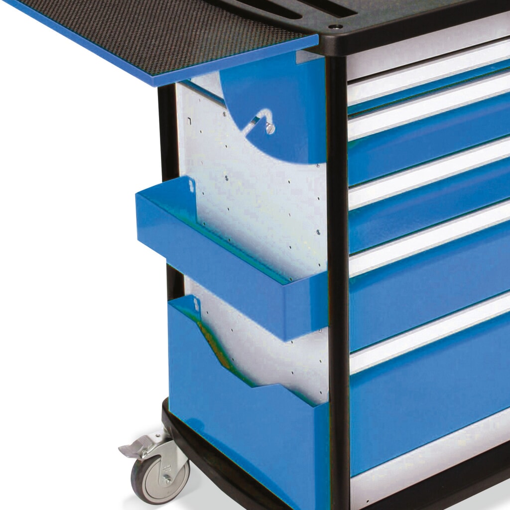 Flessen- en blikhouder voor gereedschapswagen Maxmobile, cap. 100 kg Product afbeelding: Flessen- en blikhouder voor gereedschapswagen Maxmobile, cap. 100 kg