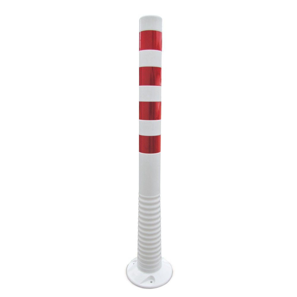 Productafbeelding nr. 1: Flexibele afzetpaal, Ø 80 mm, hoogte 300 mm, wit/rood