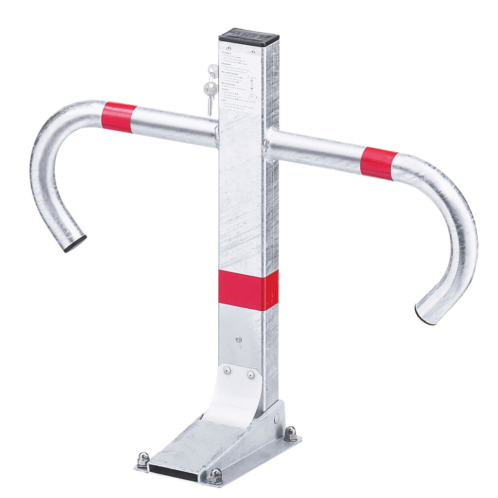 Parkeerbeugel Flexibel, hoek tot 45°, hoogte 600 mm Product afbeelding: Parkeerbeugel Flexibel, hoek tot 45°, hoogte 600 mm