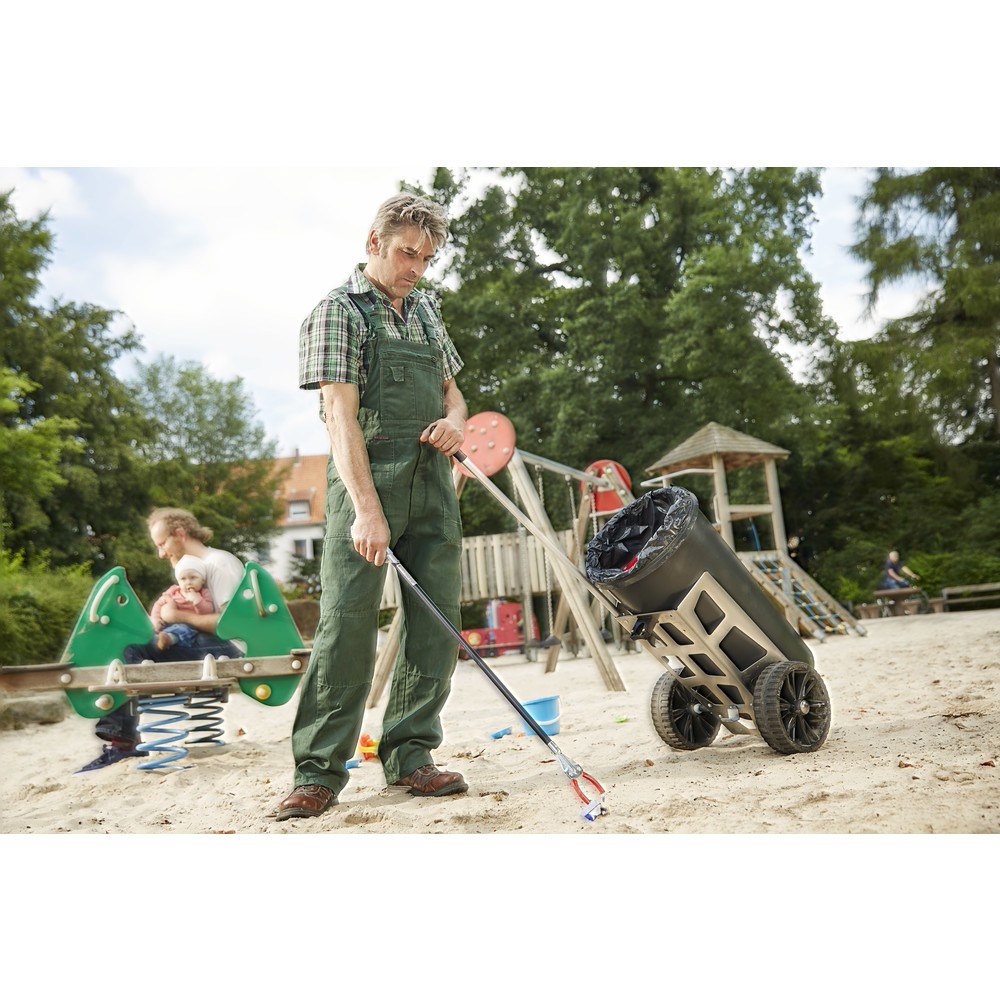Productafbeelding nr. 2: Reinigingswagen FLORA Easy Uno, Performance, pechbestendige banden + gereedschappen