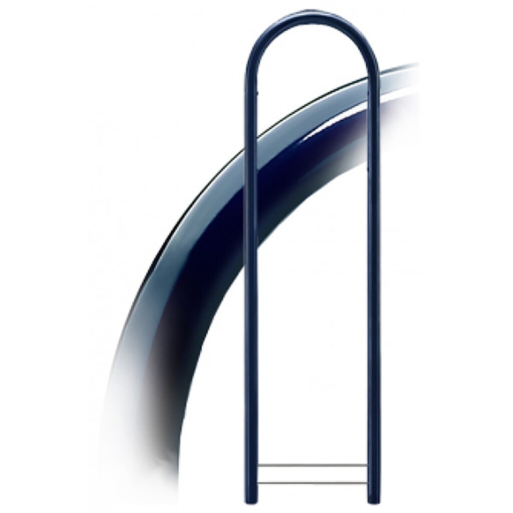 Frame voor brievenbus Bobi met inwerpopening, blauw Product afbeelding: Frame voor brievenbus Bobi met inwerpopening, blauw