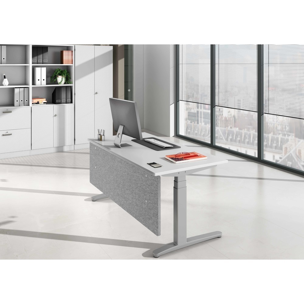 Productafbeelding nr. 3: Frontpaneel Hammerbacher, geluidsisolerend voor tafel 180, grijs