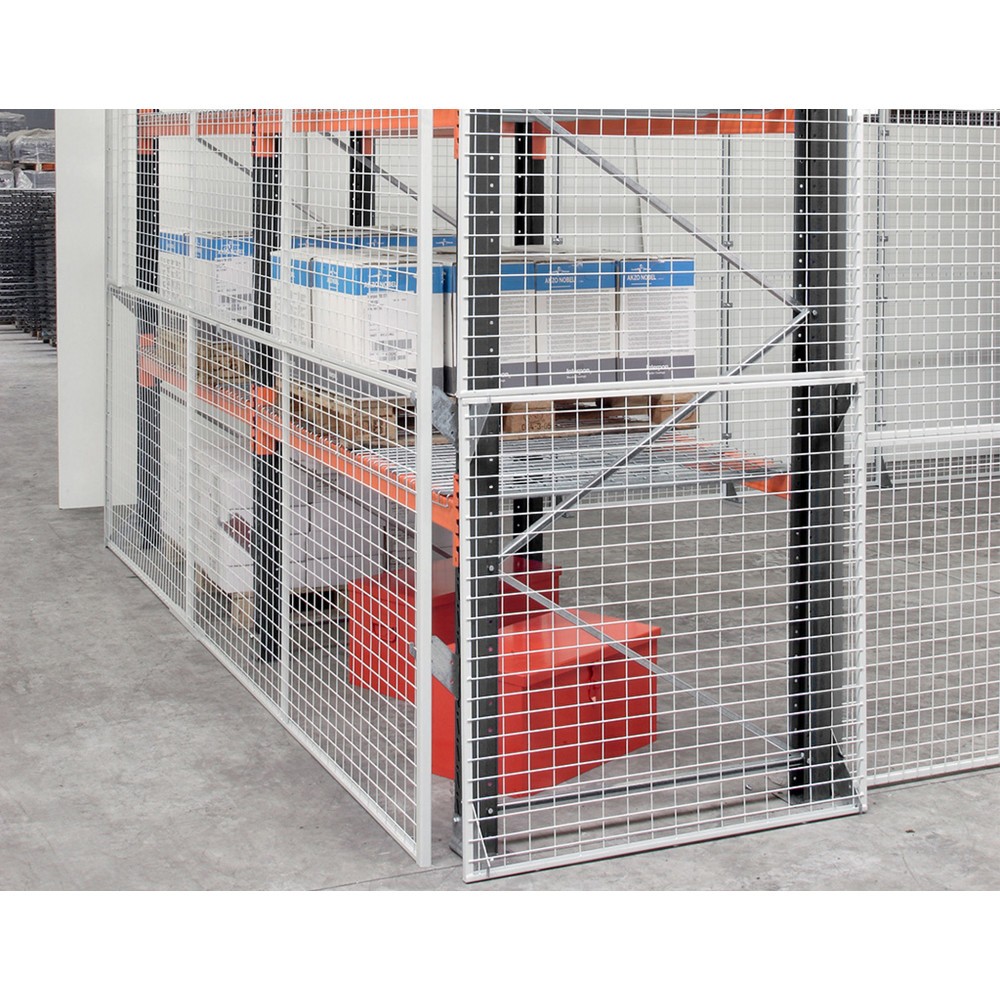 Product afbeelding: Gaasachterwand voor palletstelling ManOrga, BE, hxb 2.000 x 2.900 mm