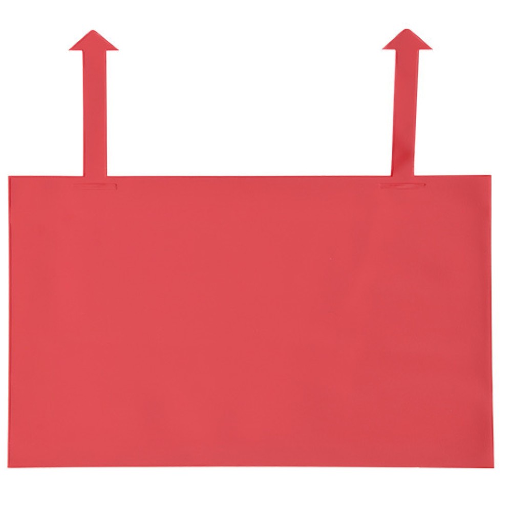 Productafbeelding nr. 2: Gaascontainerhoesjes met lussen, 50 stuks/VE, A4 staand, rood