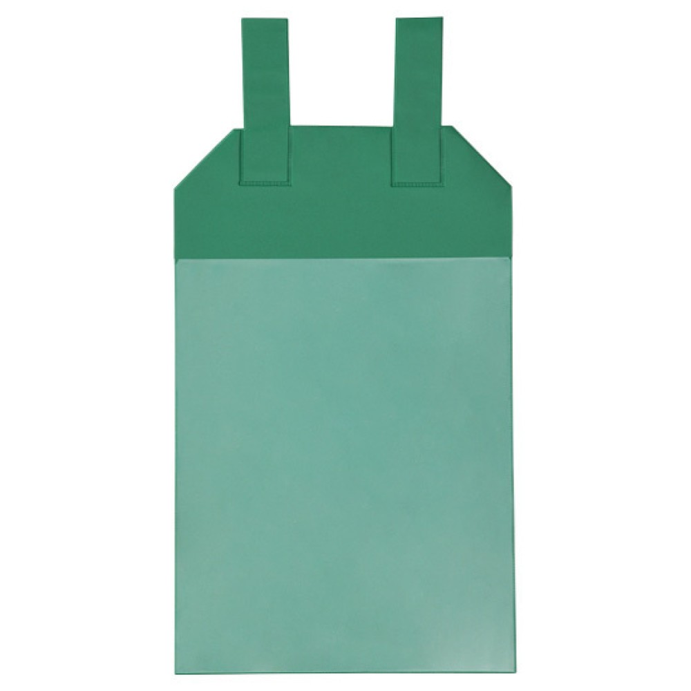 Productafbeelding nr. 1: Gaascontainerhoesjes met magneetsluiting, 50 stuks/VE, A4 staand, groen