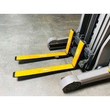 Voorvorktanden BASIN met antislip coating, FEM 2A