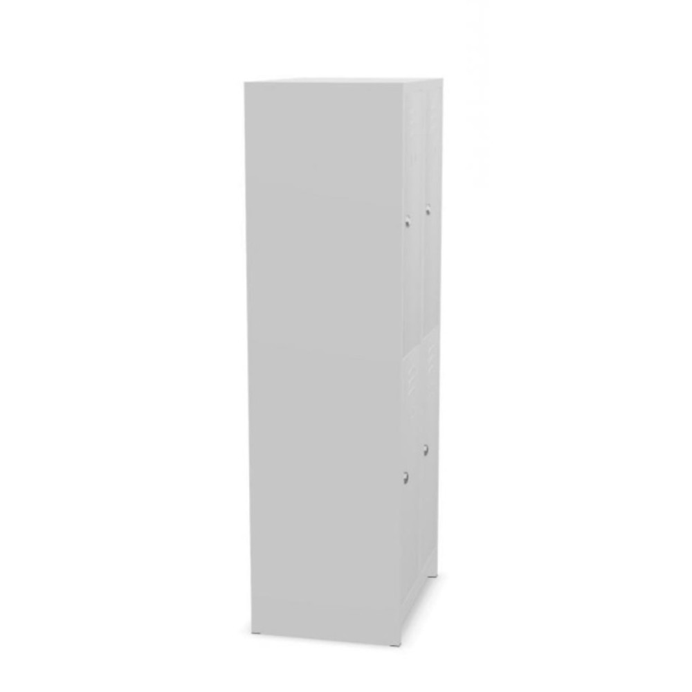 Productafbeelding nr. 5: Garderobekast met zitbank HEMMDAL HG-SB-2, draaivergrendeling, met 2 etages, 4 vakken, hxbxd 1800 x 600 x 500 mm, lichtgrijs