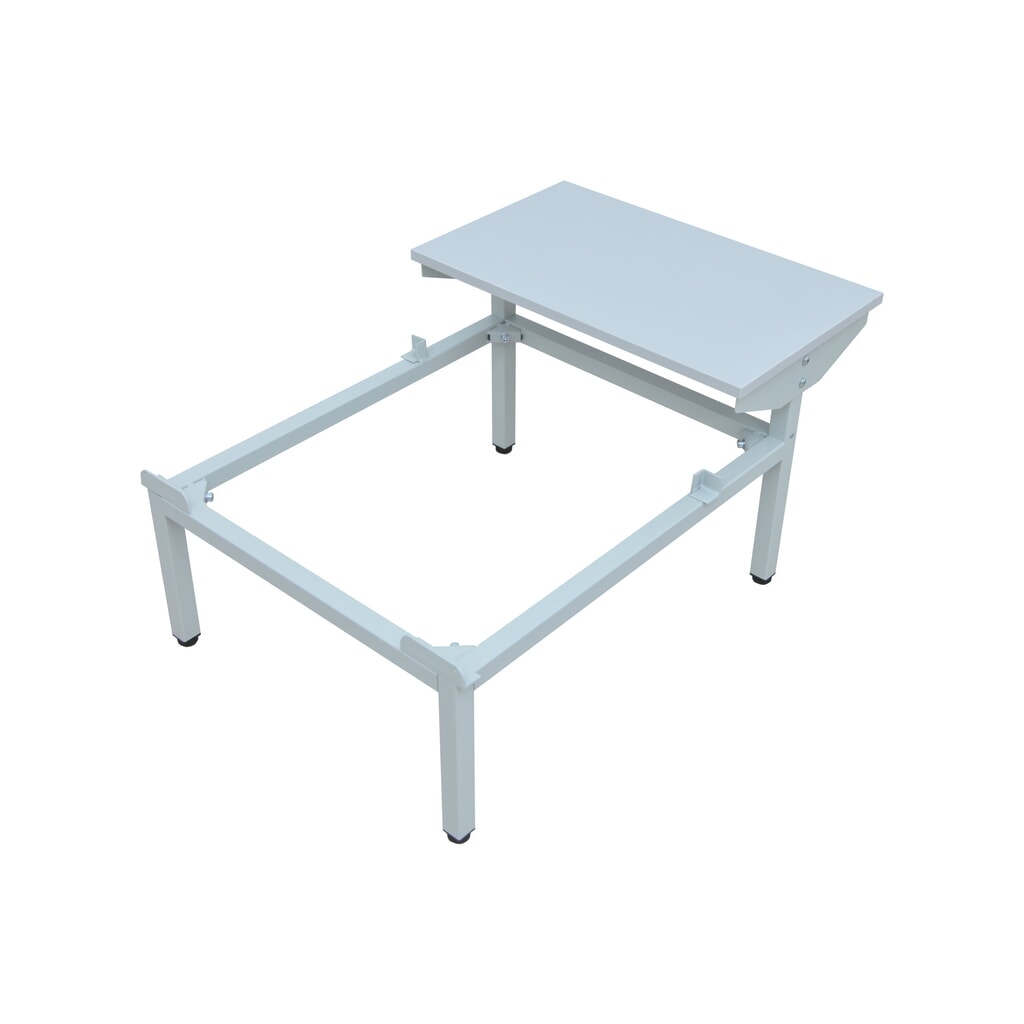 Productafbeelding nr. 6: Garderobekast met zitbank HEMMDAL HG-SB-2, draaivergrendeling, met 2 etages, 4 vakken, hxbxd 1800 x 600 x 500 mm, lichtgrijs