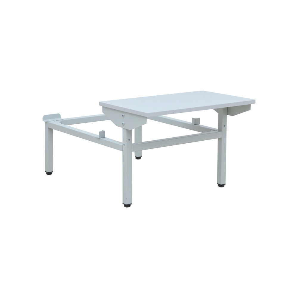 Productafbeelding nr. 9: Garderobekast met zitbank HEMMDAL HG-SB-2, draaivergrendeling, met 2 etages, 4 vakken, hxbxd 1800 x 600 x 500 mm, lichtgrijs