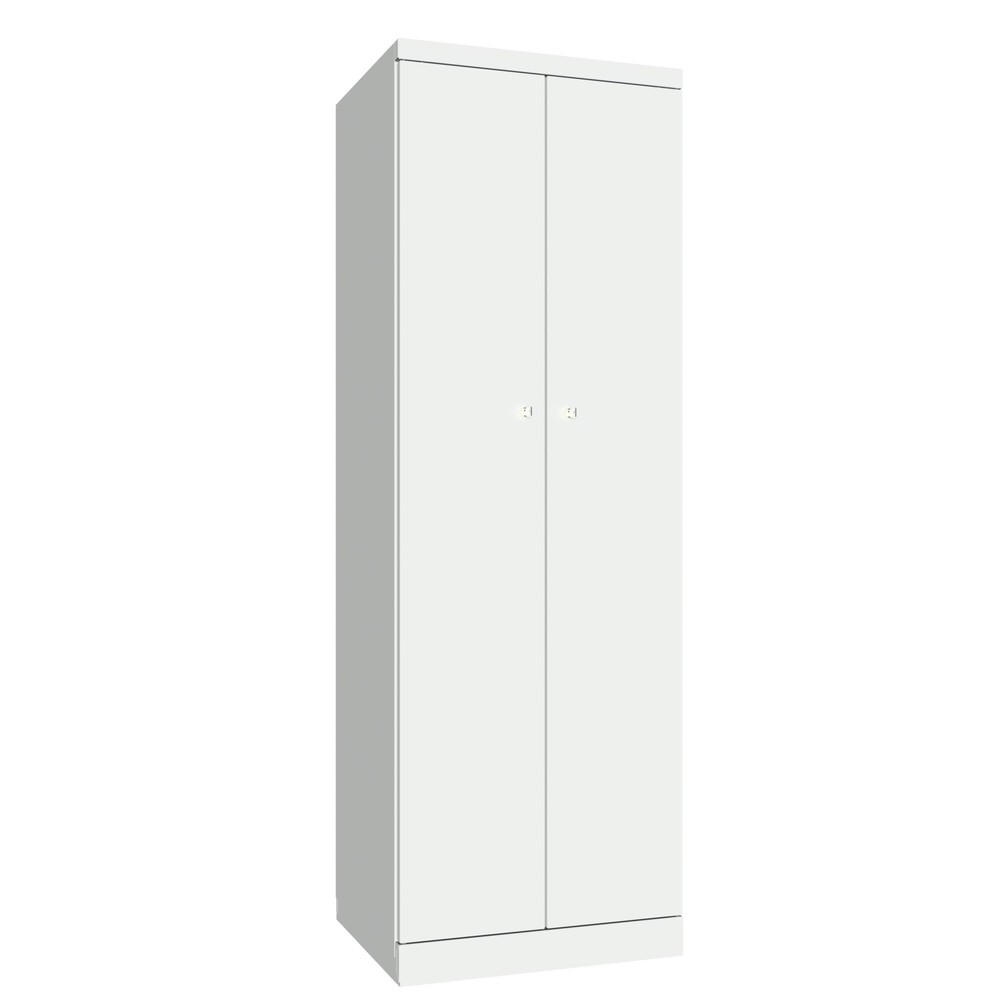 Productafbeelding nr. 2: Garderobekast PAVOY met openslaande deuren, hxbxd 1.800 x 600 x 500, afzonderlijk vergrendelbaar, lichtgrijs, lichtgrijs