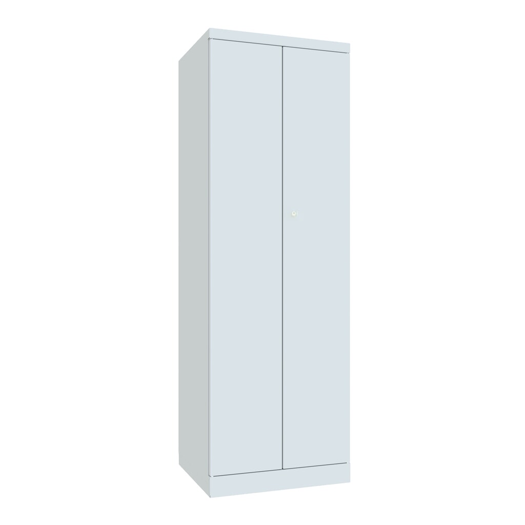 Garderobekast PAVOY met openslaande deuren, hxbxd 1.800 x 600 x 500, tezamen vergrendelbaar, lichtgrijs, lichtgrijs Productafbeelding nr. 1: Garderobekast PAVOY met openslaande deuren, hxbxd 1.800 x 600 x 500, tezamen vergrendelbaar, lichtgrijs, lichtgrijs