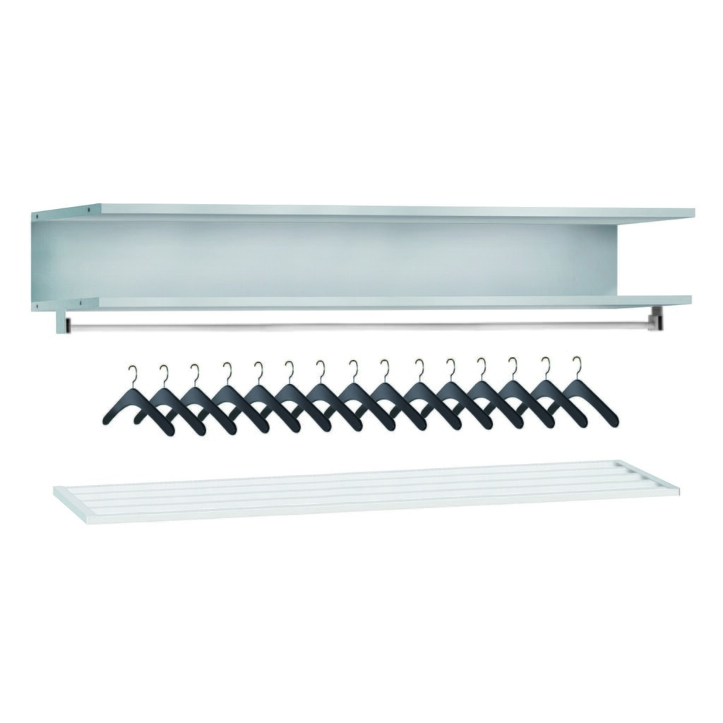 Product afbeelding: Garderobeset voor PAVOY lockerkast, 15 opbergplaatsen, breedte 1.350 mm
