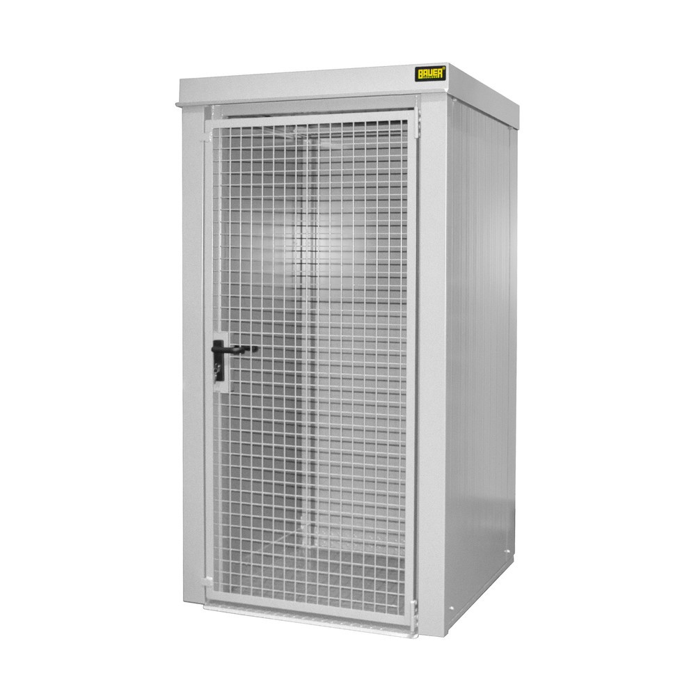 Product afbeelding: Gasflescontainer voor max. 9 flessen, brandbestendig, grijswit