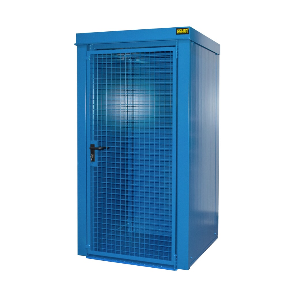 Gasflescontainer, brandbestendig