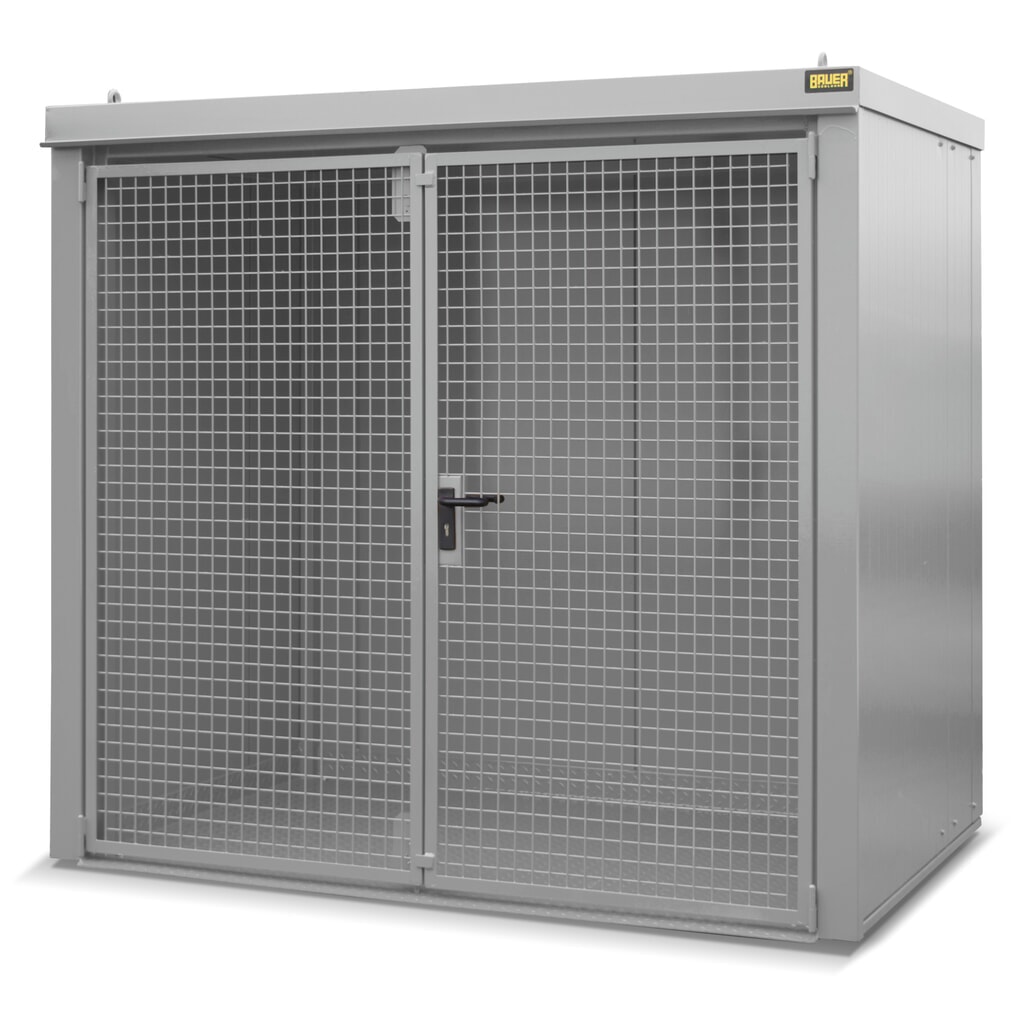 Gasflescontainer, brandbestendig