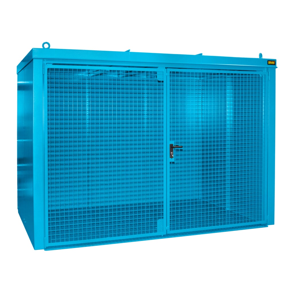 Gasflescontainer, brandbestendig