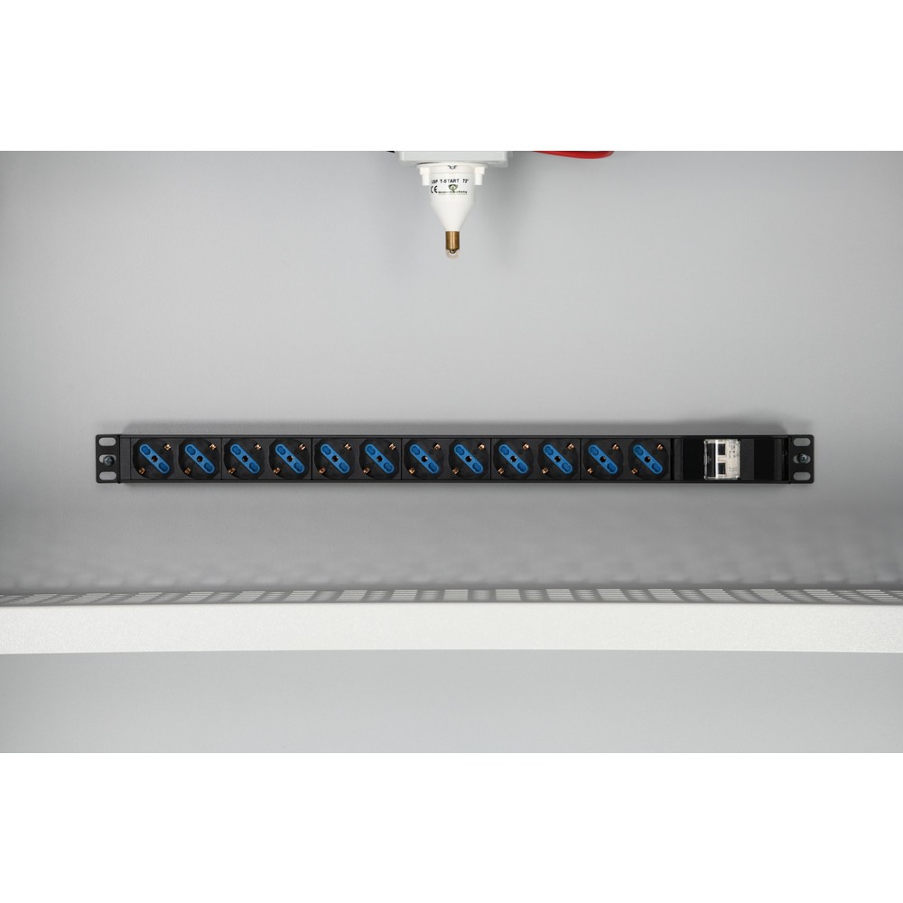 Productafbeelding nr. 2: Geaarde contactdooslijst S12 voor lithium-ion veiligheidskast Justrite® 226-LT