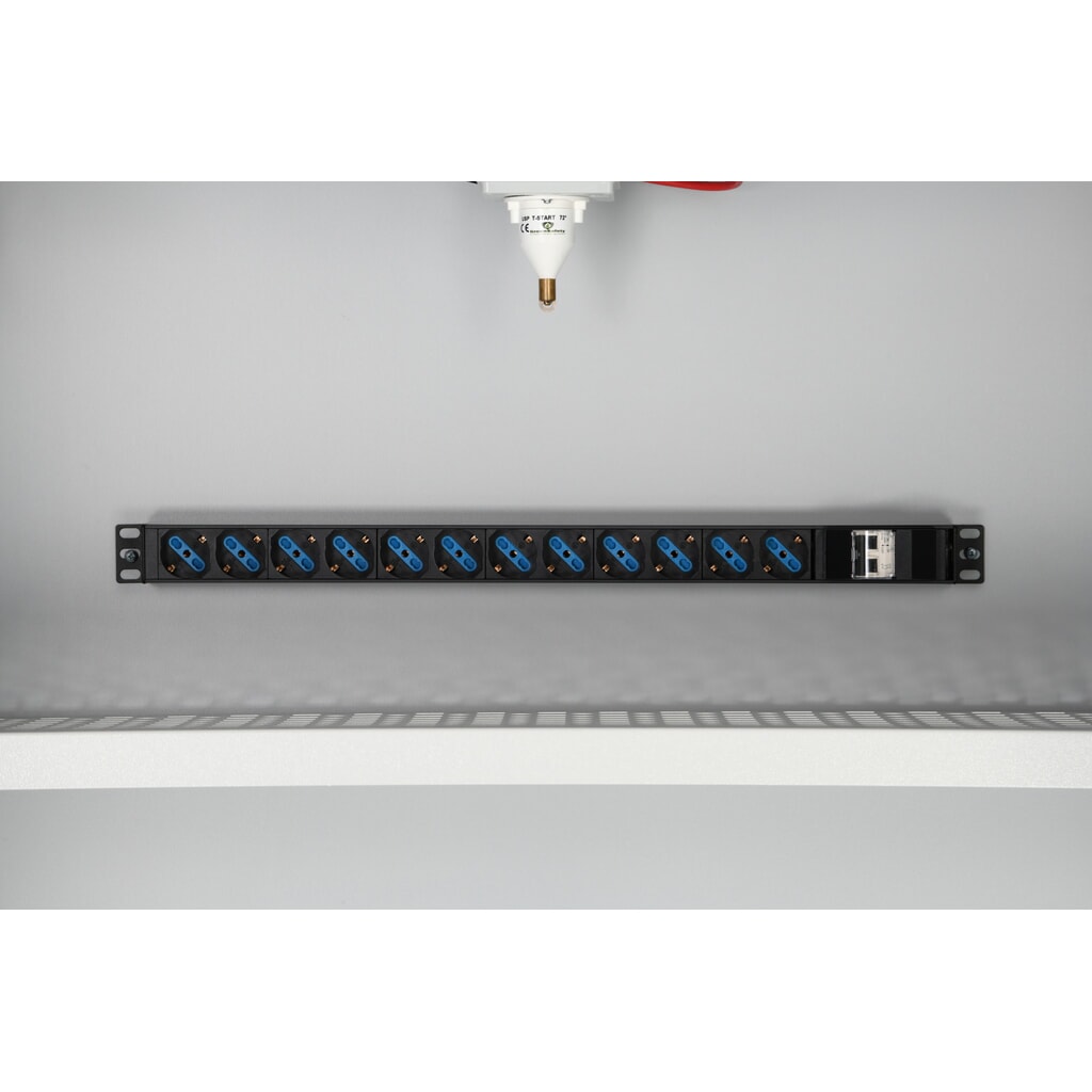 Productafbeelding nr. 2: Geaarde contactdooslijst S12 voor lithium-ion veiligheidskast Justrite® 226-LT