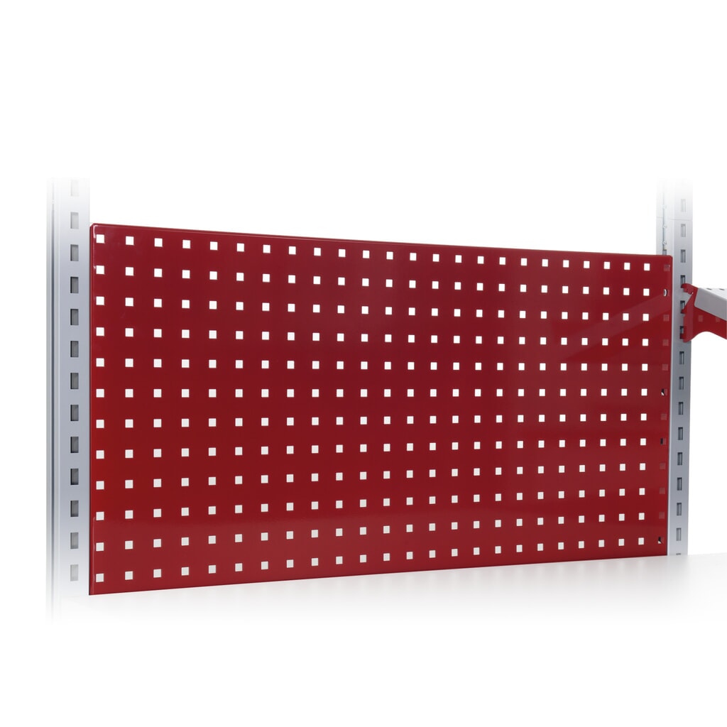 Geperforeerde achterwand voor Rocholz paktafels FLEX, hxbxd 500 x 1.000 x 30 mm Product afbeelding: Geperforeerde achterwand voor Rocholz paktafels FLEX, hxbxd 500 x 1.000 x 30 mm