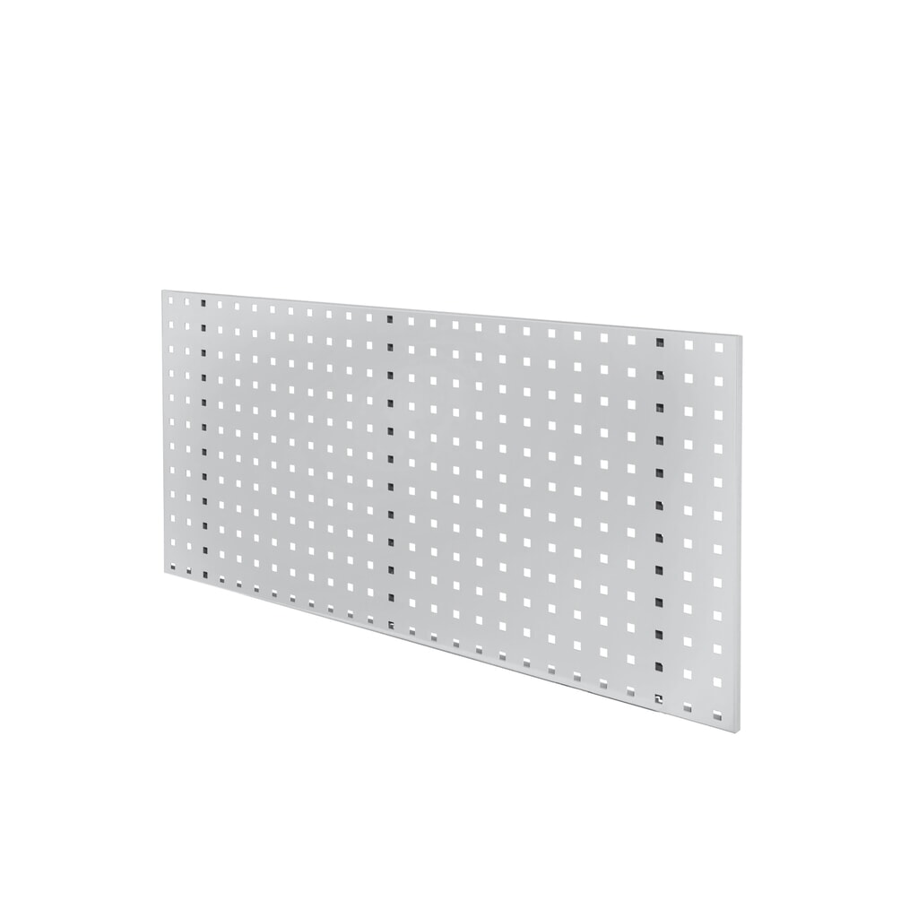 Geperforeerde plaat, hxb 450 x 1.000 mm, lichtgrijs Product afbeelding: Geperforeerde plaat, hxb 450 x 1.000 mm, lichtgrijs