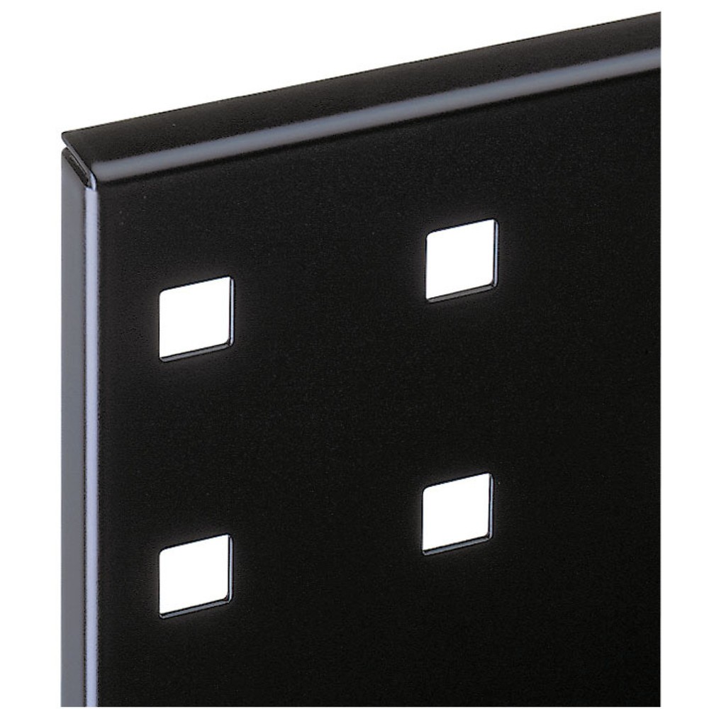 Product afbeelding: Geperforeerde plaat, hxb 450 x 500 mm, diepzwart