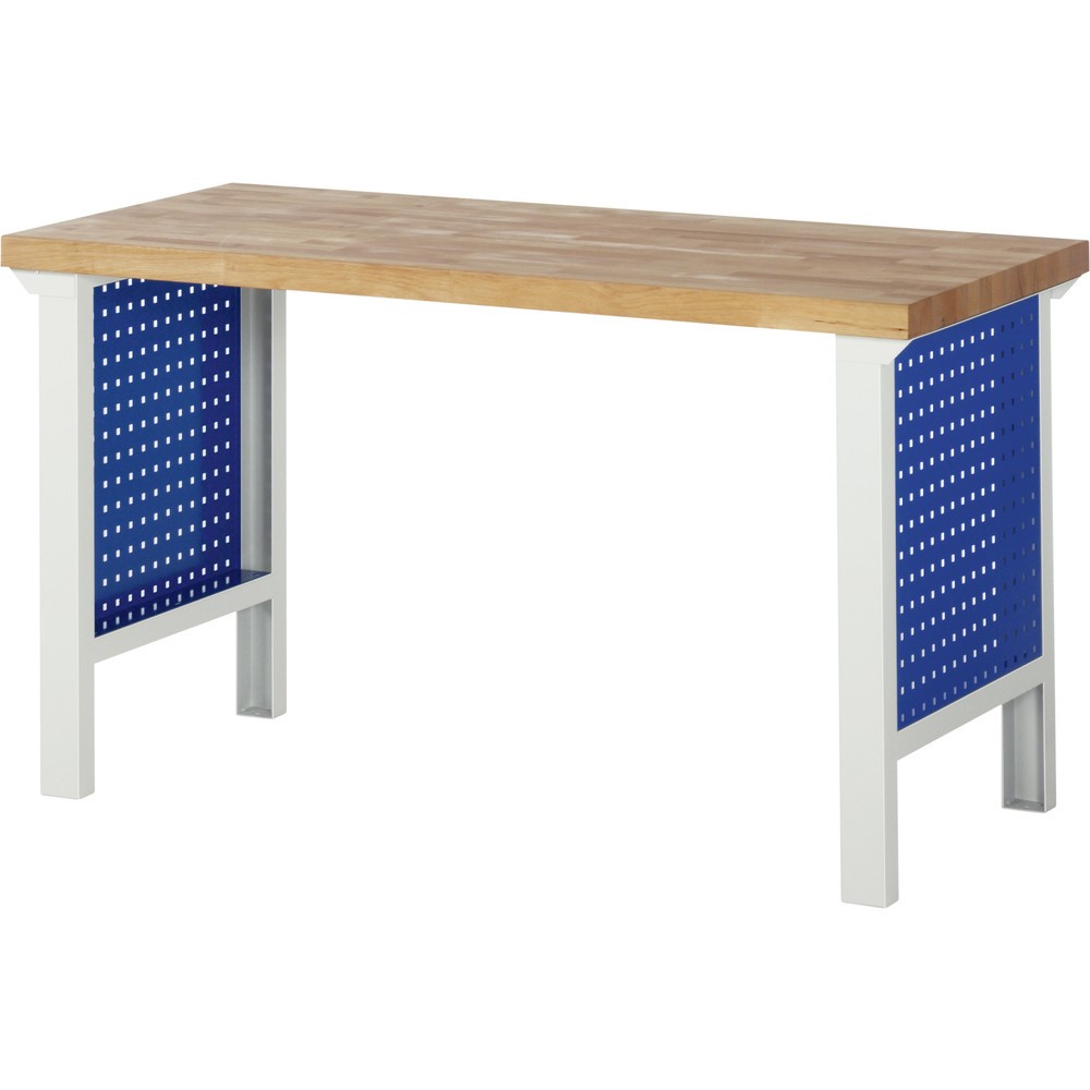 Product afbeelding: Geperforeerde zijwand RAU voor werkbankpoot 7000, hxbxd 620 x 550 x 2 mm