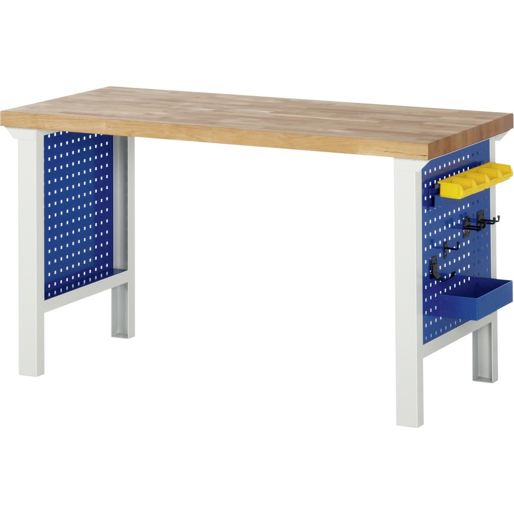 Productafbeelding nr. 2: Geperforeerde zijwand RAU voor werkbankpoot 7000, hxbxd 620 x 550 x 2 mm