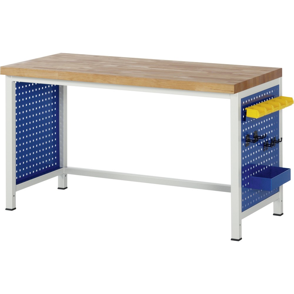 Productafbeelding nr. 2: Geperforeerde zijwand RAU voor werkbankpoot 8000, hxbxd 620 x 560 x 2 mm