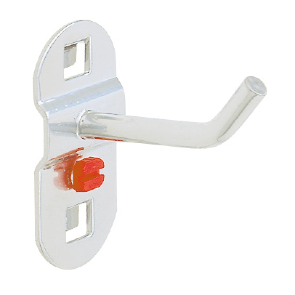 Gereedschapshouder, enkel, met schuin haakeinde, diepte 50 mm Product afbeelding: Gereedschapshouder, enkel, met schuin haakeinde, diepte 50 mm
