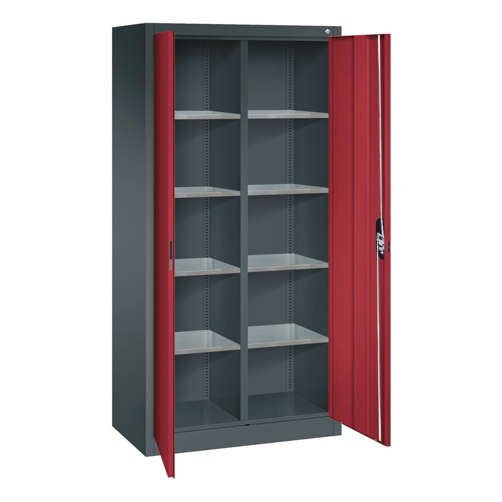 Productafbeelding nr. 6: Gereedschapskast C+P, laden 4x174 mm, 6 legborden, breedte 930 mm, lichtgrijs, lichtblauw