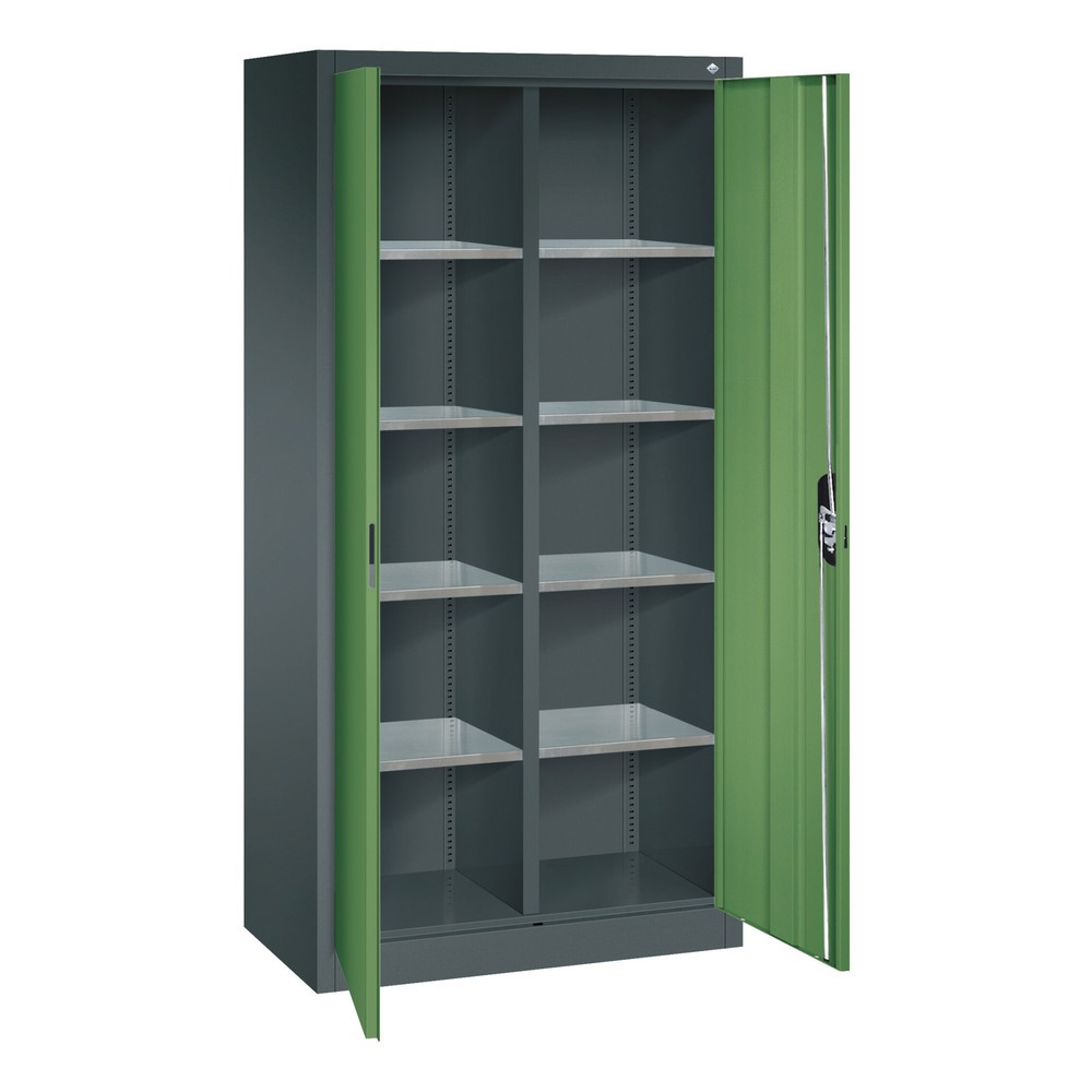 Productafbeelding nr. 6: Gereedschapskast C+P, laden 4x174 mm, 6 legborden, breedte 930 mm, lichtgrijs, zwartgrijs