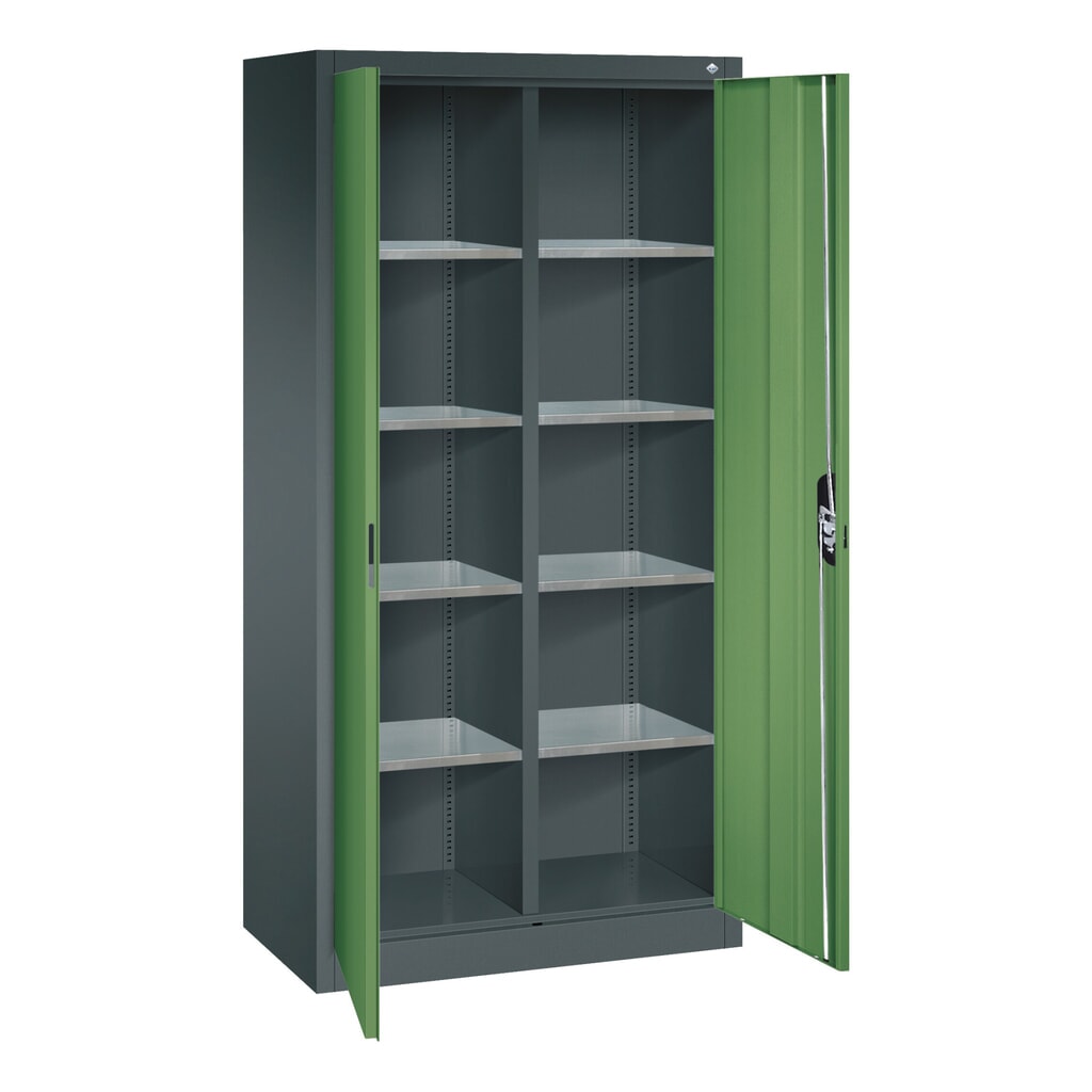 Productafbeelding nr. 7: Gereedschapskast C+P, laden 4x174 mm, 6 legborden, breedte 930 mm, lichtgrijs, zwartgrijs