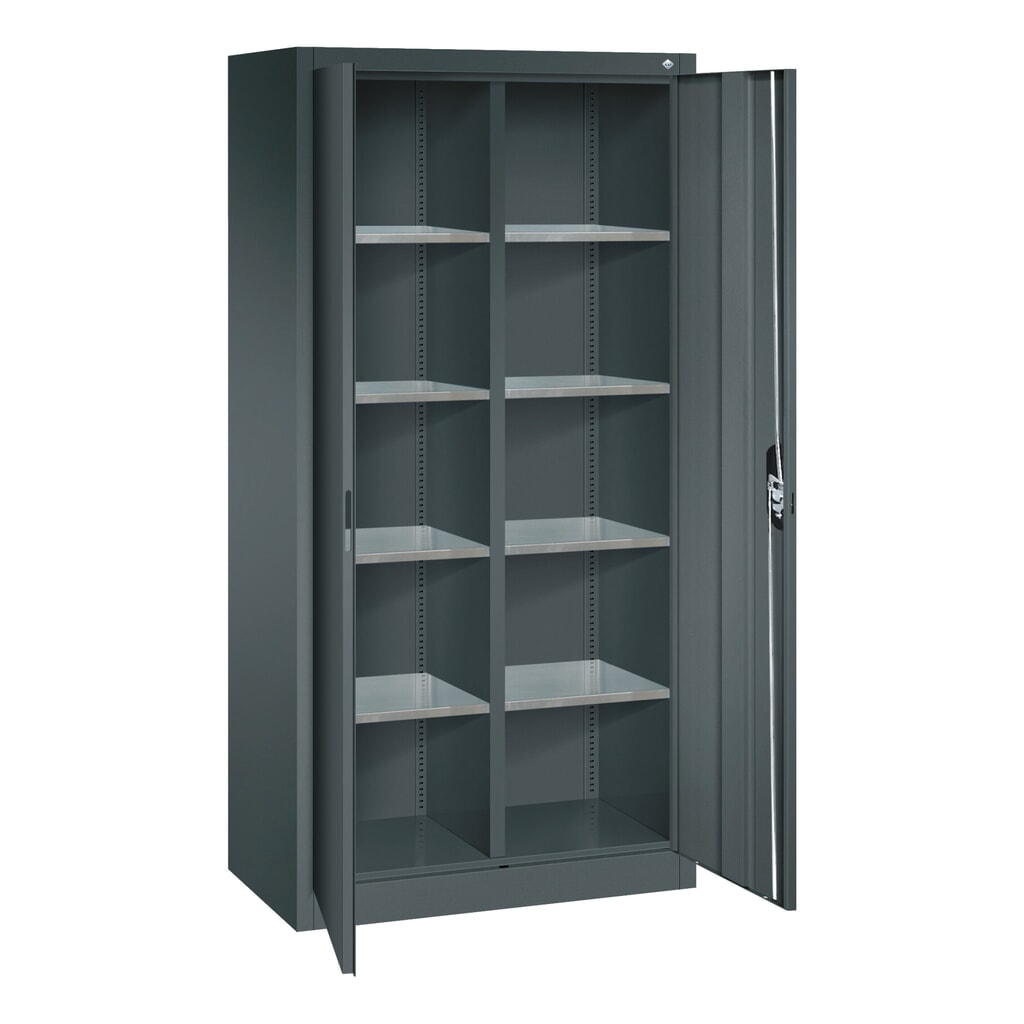 Gereedschapskast C+P, laden 4x174 mm, 6 legborden, breedte 930 mm, antracietgrijs, gentiaanblauw Productafbeelding nr. 7: Gereedschapskast C+P, laden 4x174 mm, 6 legborden, breedte 930 mm, antracietgrijs, gentiaanblauw