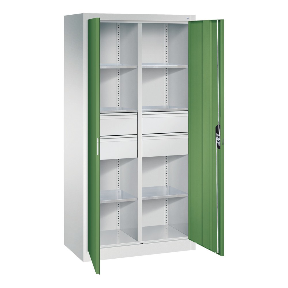 Productafbeelding nr. 6: Gereedschapskast C+P, laden 4x174 mm, 6 legborden, breedte 930 mm, antracietgrijs, antracietgrijs