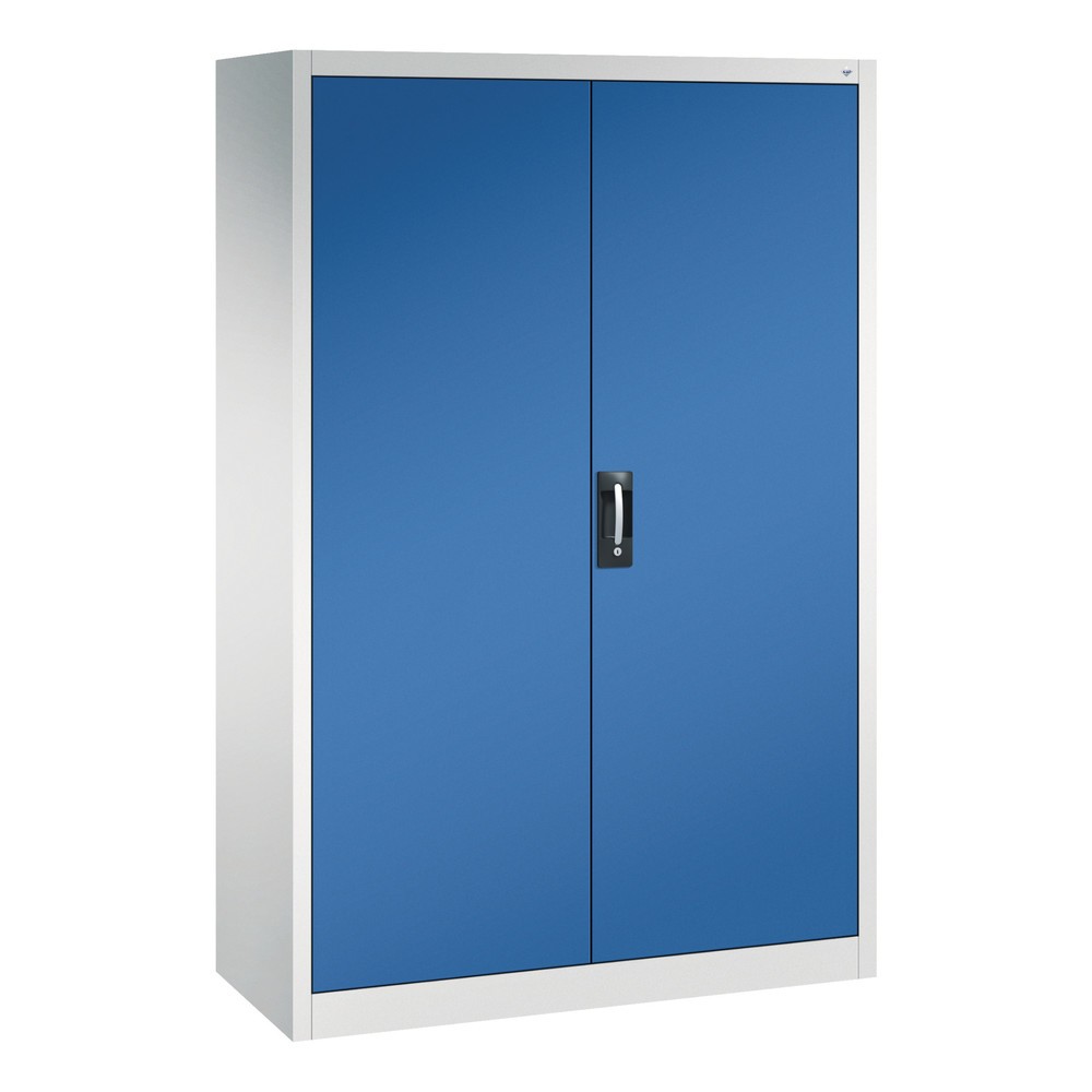 Product afbeelding: Gereedschapskast C+P, laden 4x174 mm, 6 legborden, breedte 1.200 mm, lichtgrijs, gentiaanblauw