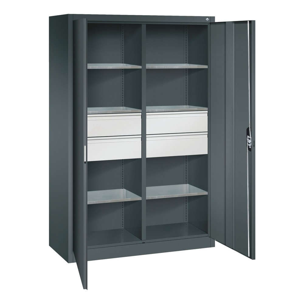 Productafbeelding nr. 6: Gereedschapskast C+P, laden 4x174 mm, 6 legborden, breedte 1.200 mm, antracietgrijs, antracietgrijs