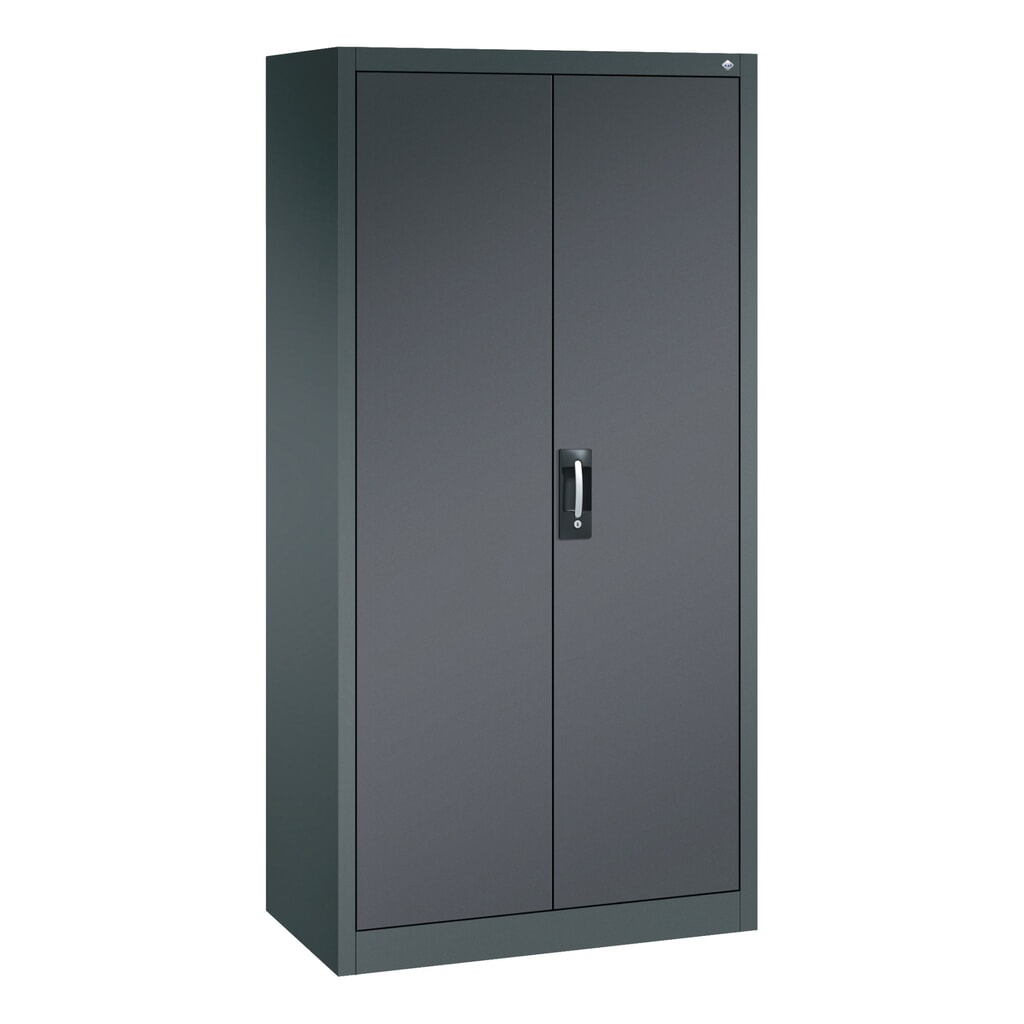 Gereedschapskast C+P, laden 4x174 mm, 6 legborden, breedte 930 mm, antracietgrijs, zwartgrijs Product afbeelding: Gereedschapskast C+P, laden 4x174 mm, 6 legborden, breedte 930 mm, antracietgrijs, zwartgrijs