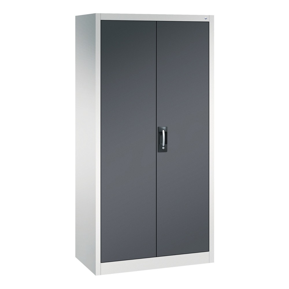 Product afbeelding: Gereedschapskast C+P, laden 4x86 + 2x174 mm, 6 legborden, breedte 930 mm, lichtgrijs, zwartgrijs