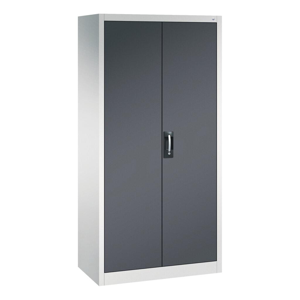 Product afbeelding: Gereedschapskast C+P, 4x86 + 4x174 mm, 6 legborden, breedte 930 mm, lichtgrijs, zwartgrijs
