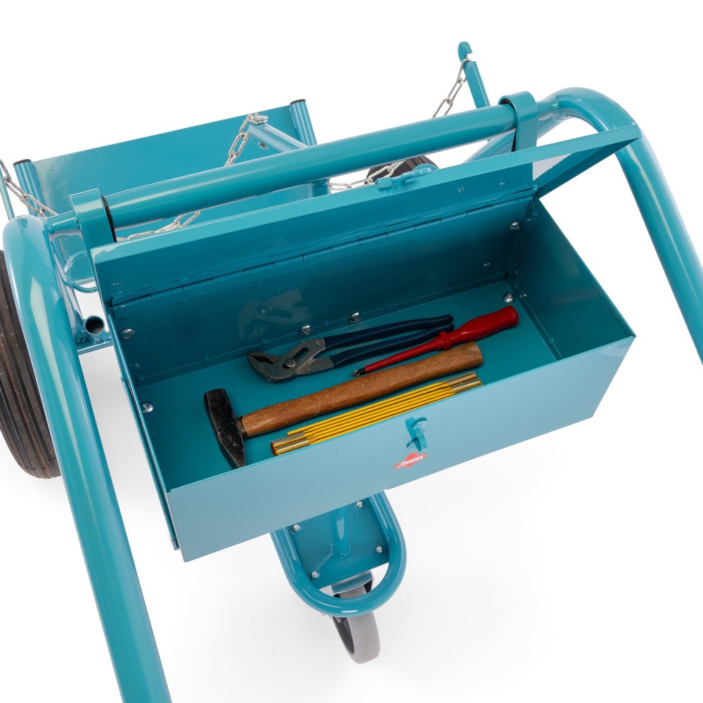 Productafbeelding nr. 8: Gereedschapskist voor steekwagen voor 2 stalen gasflessen Ameise®, leeg, afsluitbaar deksel, hxbxd 155 x 460 x 210 mm