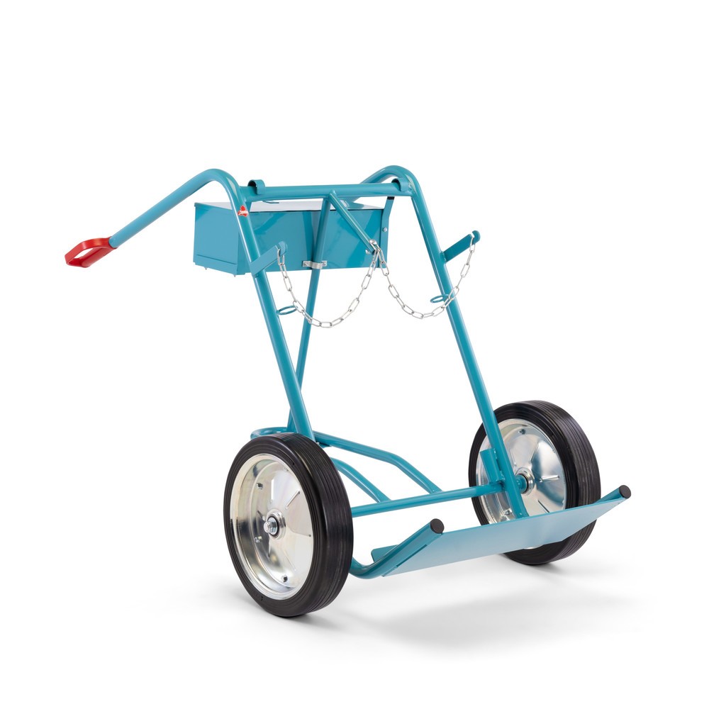 Productafbeelding nr. 9: Gereedschapskist voor steekwagen voor 2 stalen gasflessen Ameise®, leeg, afsluitbaar deksel, hxbxd 155 x 460 x 210 mm