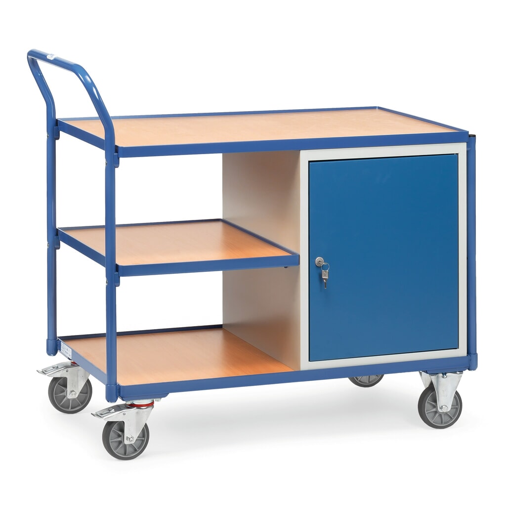 Product afbeelding: Gereedschapswagen fetra®, kast, 3 planken, draagvermogen 300 kg