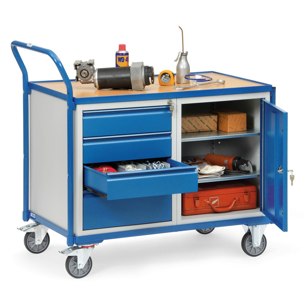 Productafbeelding nr. 2: Gereedschapswagen fetra®, kast, 4 lades, draagvermogen 300 kg