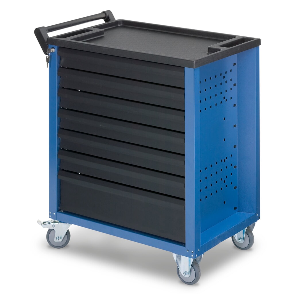 Gereedschapswagen HAZET® met 7 lades van 348 x 527 mm, blauw Product afbeelding: Gereedschapswagen HAZET® met 7 lades van 348 x 527 mm, blauw